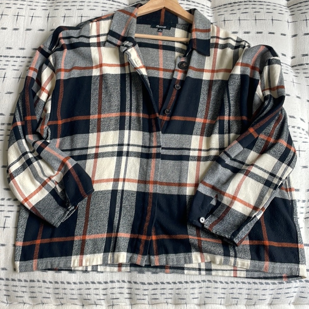 Madewell Flannel Button Down Shirt
